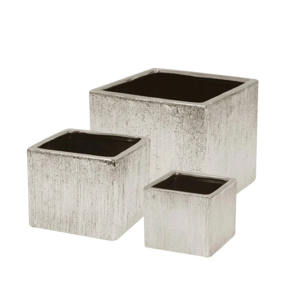 Etched Metallic Silver Collection