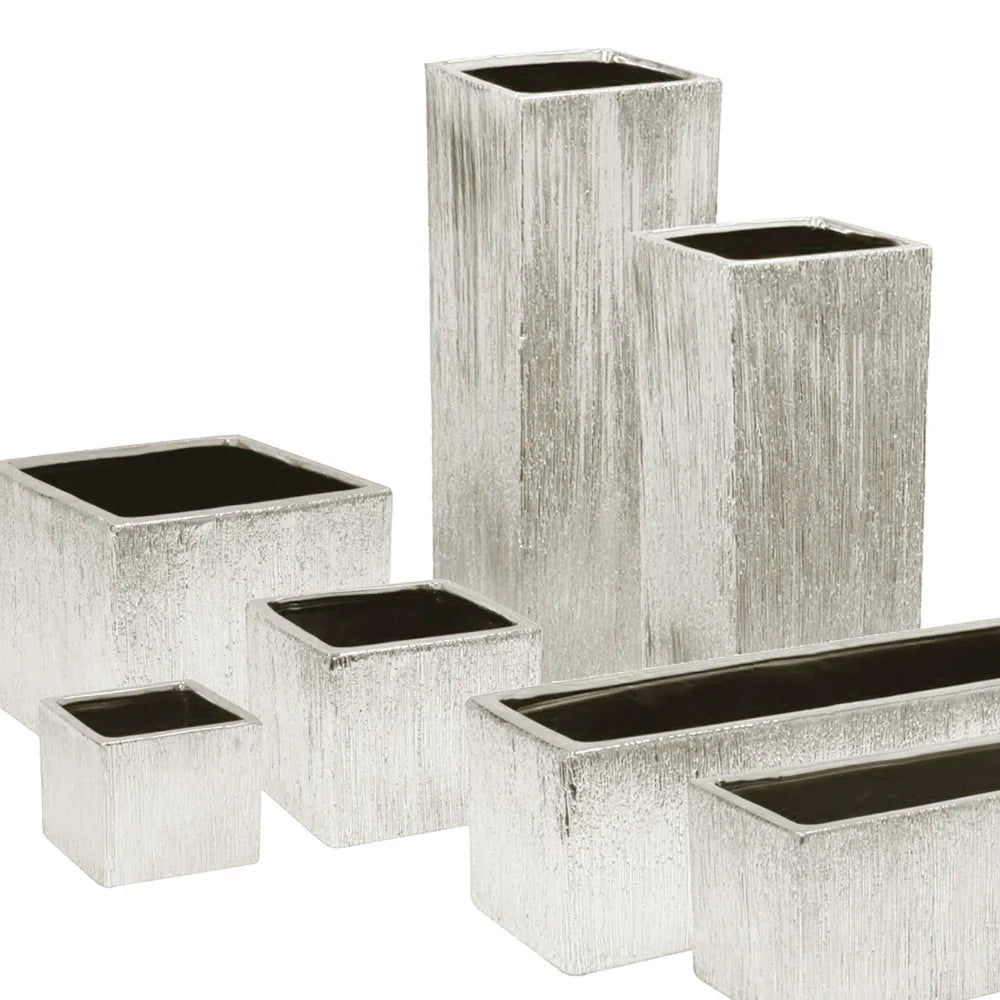 Etched Metallic Silver Collection