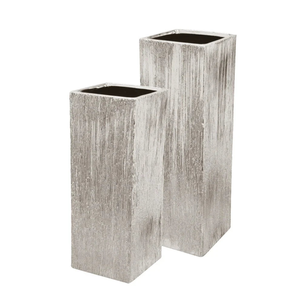 Etched Metallic Silver Collection