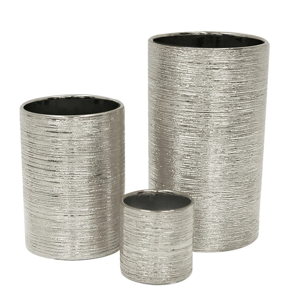 Etched Metallic Silver Collection