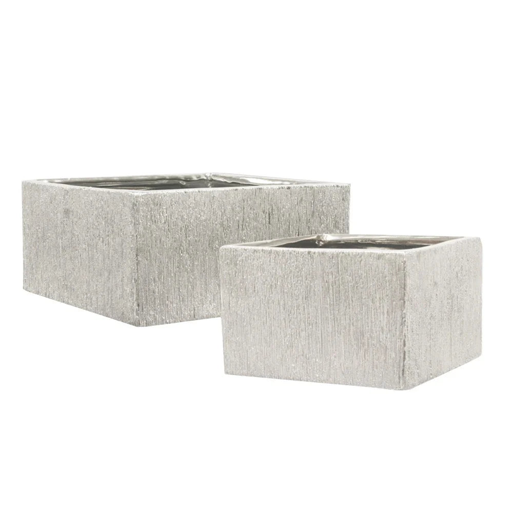 Etched Metallic Silver Collection