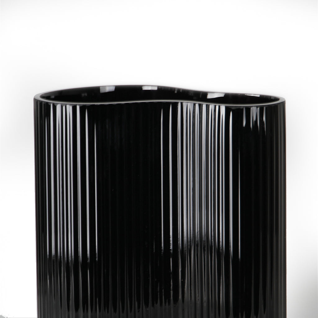 Wavy Ribbed Designer Vase | Galore Home: Luxury Home Decor, Elegant Home Furnishings, Stylish Home Accents & Contemporary Home Accessories