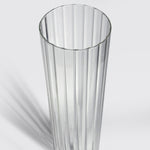 Pleated Glass Chimney Hurricane Candle Holder (set of 6)