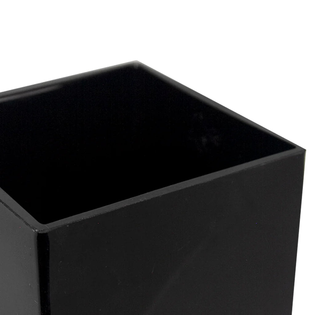 Premium Layered Black Glass Square
