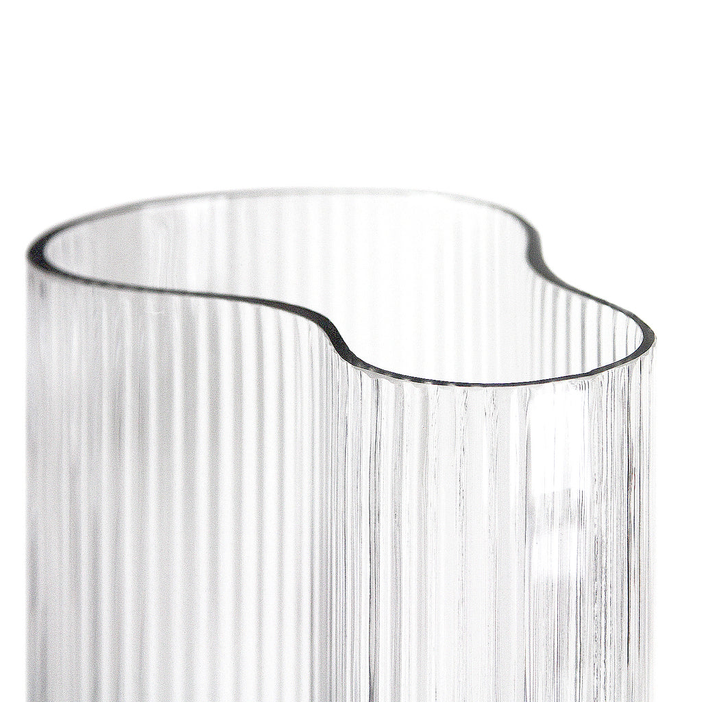 Wavy Ribbed Designer Vase | Galore Home: Luxury Home Decor, Elegant Home Furnishings, Stylish Home Accents & Contemporary Home Accessories