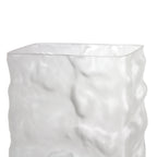 Glacial Rectangular Glass Vase | Galore Home: Luxury Home Decor, Elegant Home Furnishings, Stylish Home Accents & Contemporary Home Accessories