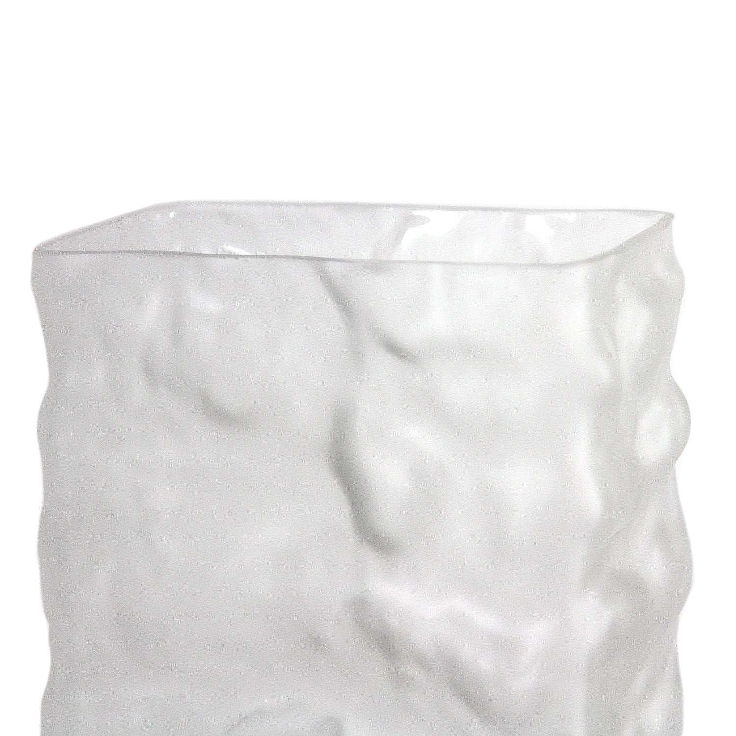 Glacial Rectangular Glass Vase | Galore Home: Luxury Home Decor, Elegant Home Furnishings, Stylish Home Accents & Contemporary Home Accessories