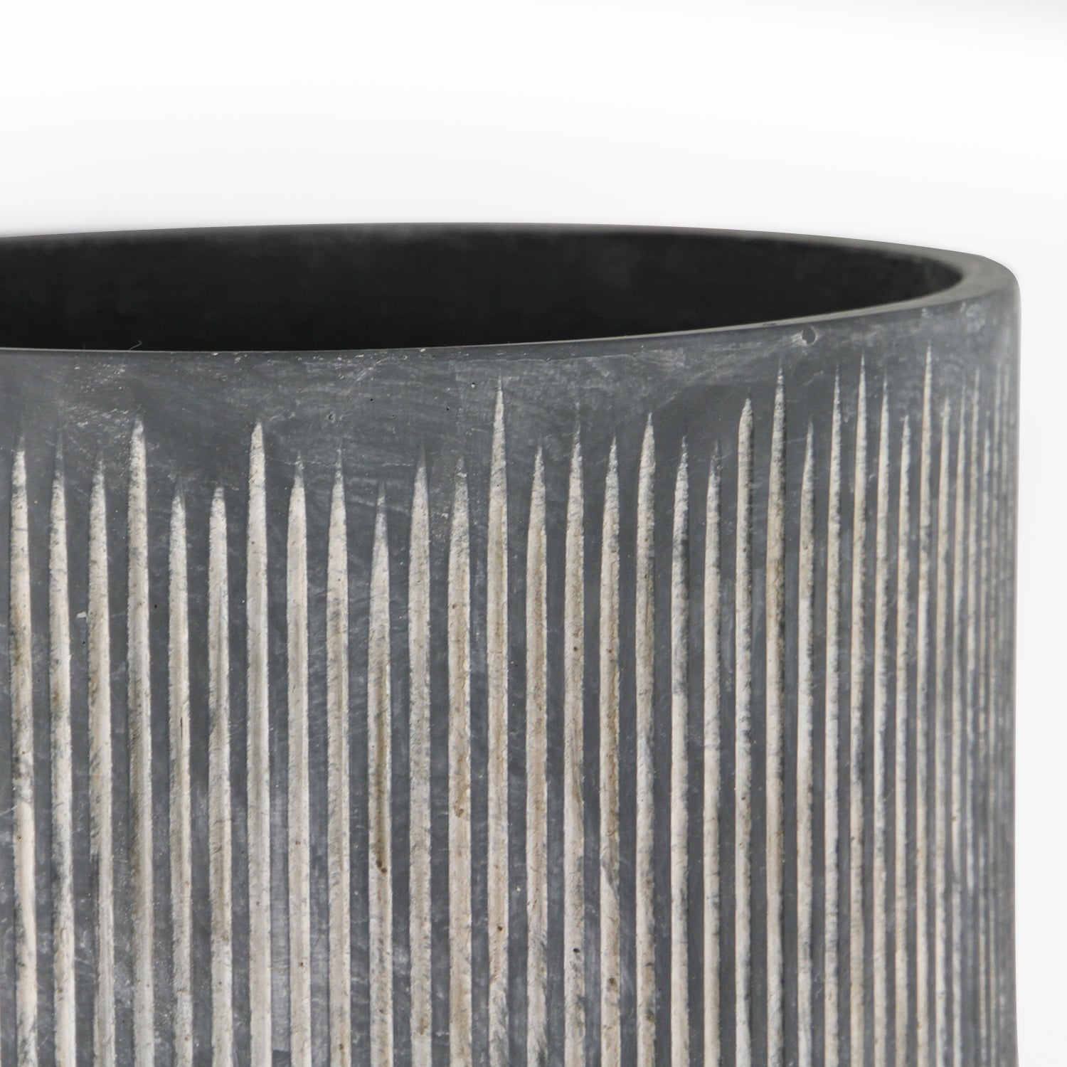 Ceramic Bamboo Ridged Planter | Galore Home: Luxury Home Decor, Elegant Home Furnishings, Stylish Home Accents & Contemporary Home Accessories