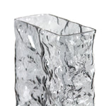 Glacial Rectangular Glass Vase