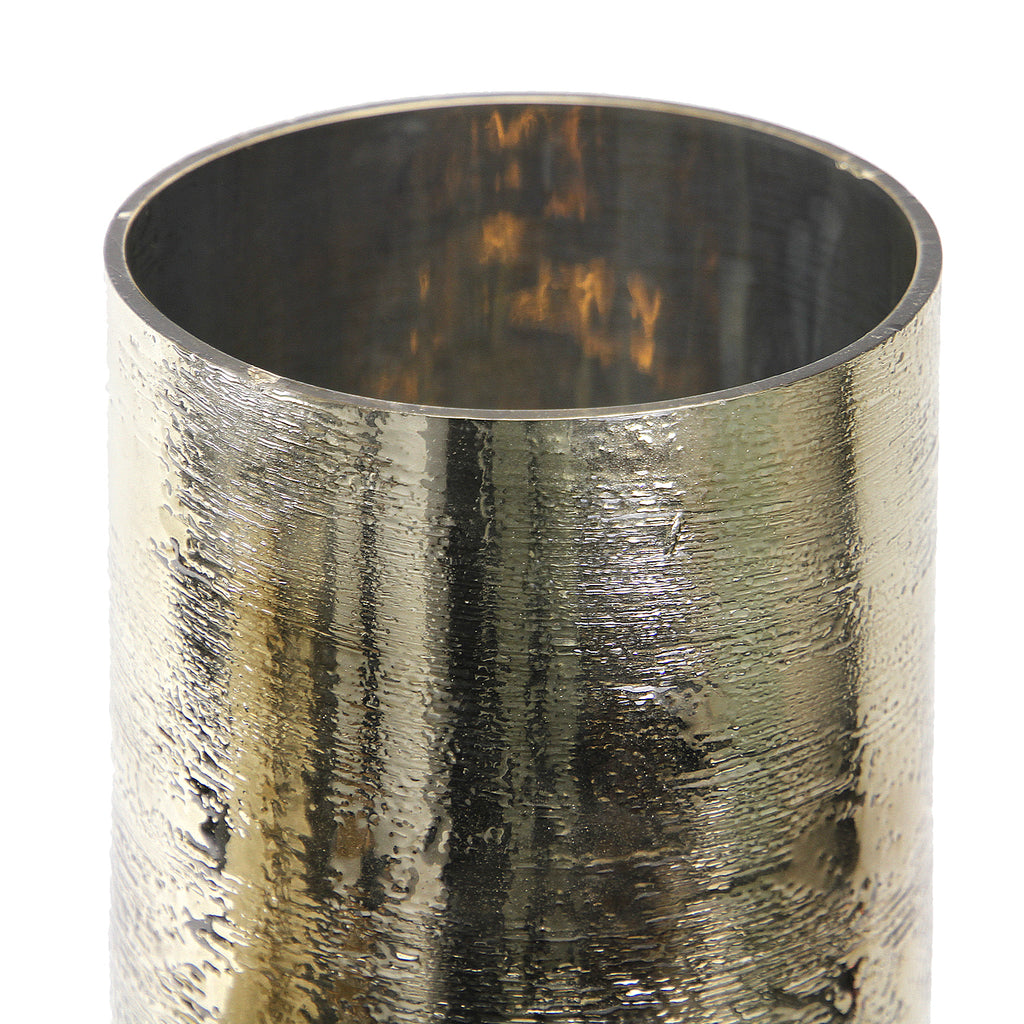Sepia Aged Brass Glass Candle Holder | Galore Home: Luxury Home Decor, Elegant Home Furnishings, Stylish Home Accents & Contemporary Home Accessories