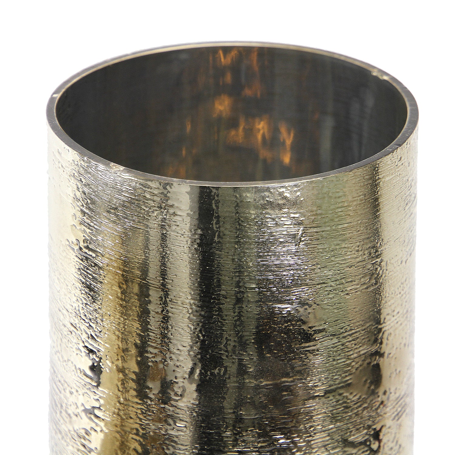 Sepia Aged Brass Glass Candle Holder | Galore Home: Luxury Home Decor, Elegant Home Furnishings, Stylish Home Accents & Contemporary Home Accessories