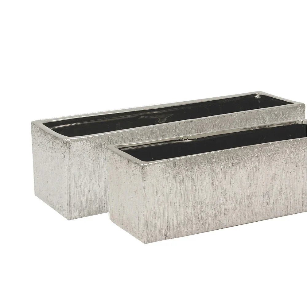 Etched Metallic Silver Collection