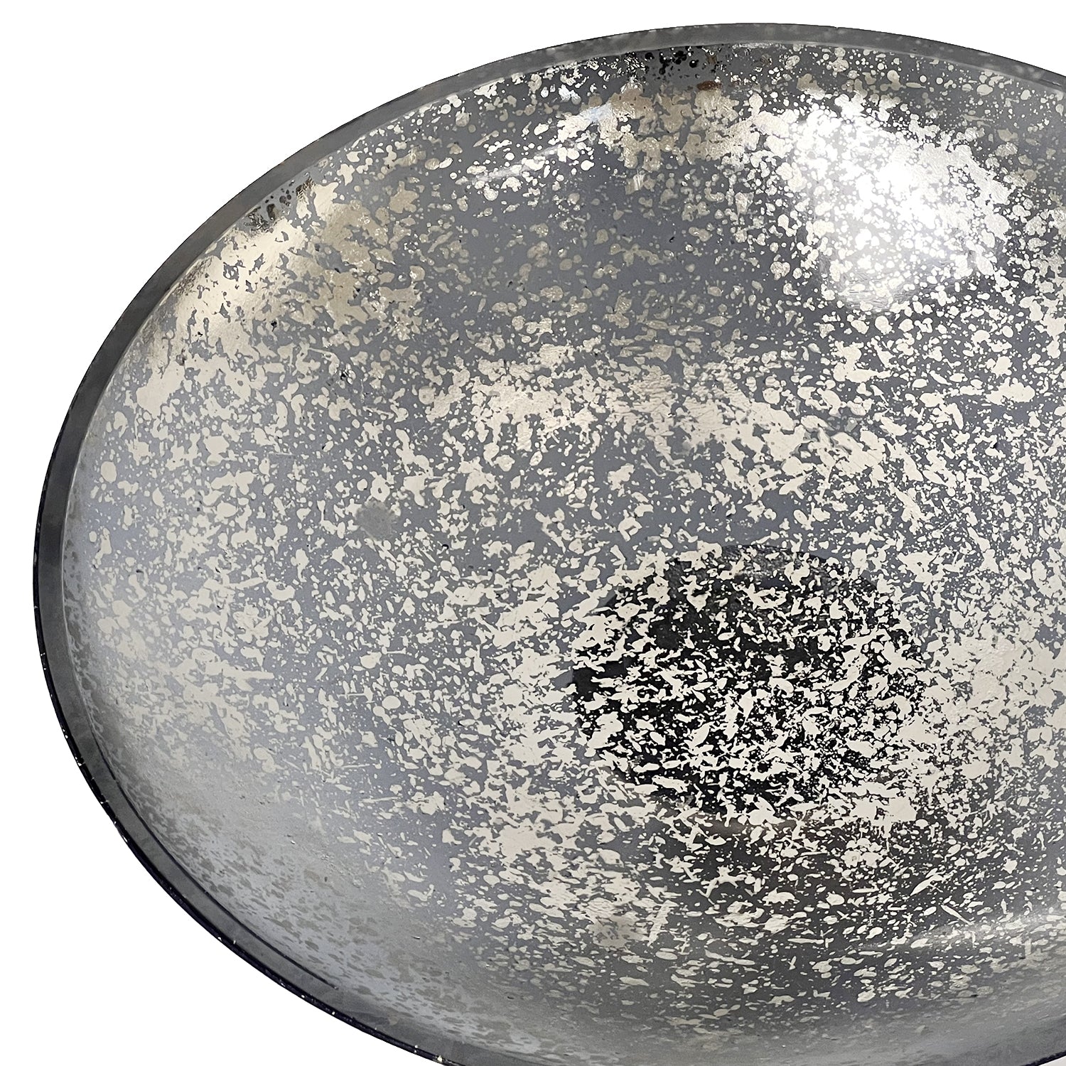 Cosmos Glass Aluminum Centerpiece Bowl
