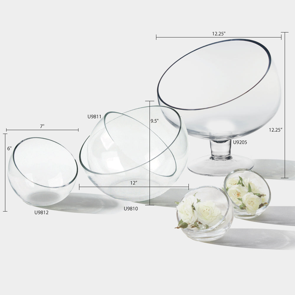 Slant Tilt Pod Vases