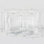 Oval Flat Panel Vases