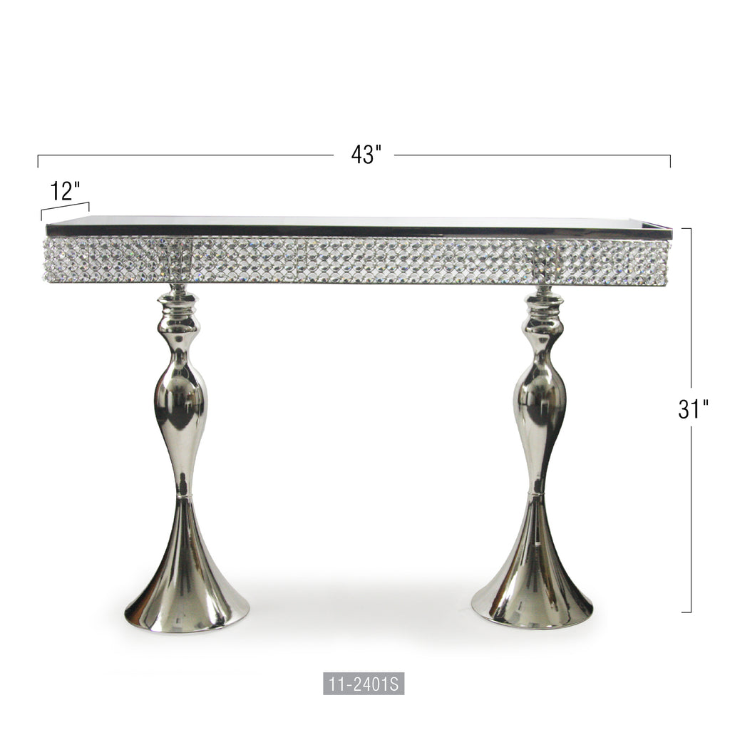 Crystal Console Table | Galore Home: Luxury Home Decor, Elegant Home Furnishings, Stylish Home Accents & Contemporary Home Accessories