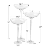 Champagne Saucer Vase
