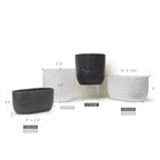 Ridged Ceramic Pot | Galore Home: Luxury Home Decor, Elegant Home Furnishings, Stylish Home Accents & Contemporary Home Accessories