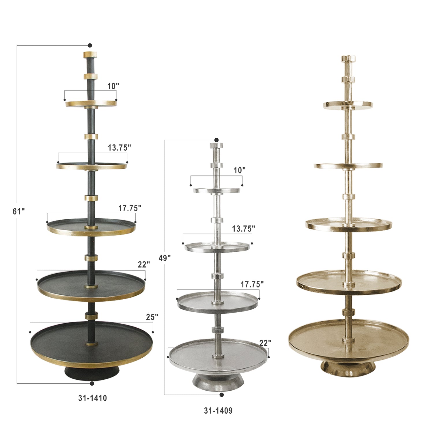 Towering Floor Cake Stand