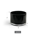 Premium Multi-Layered Glass Short Cylinder Vase
