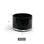 Premium Multi-Layered Glass Short Cylinder Vase
