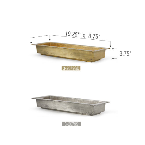 Long Trough Vase Pot | Galore Home: Luxury Home Decor, Elegant Home Furnishings, Stylish Home Accents & Contemporary Home Accessories