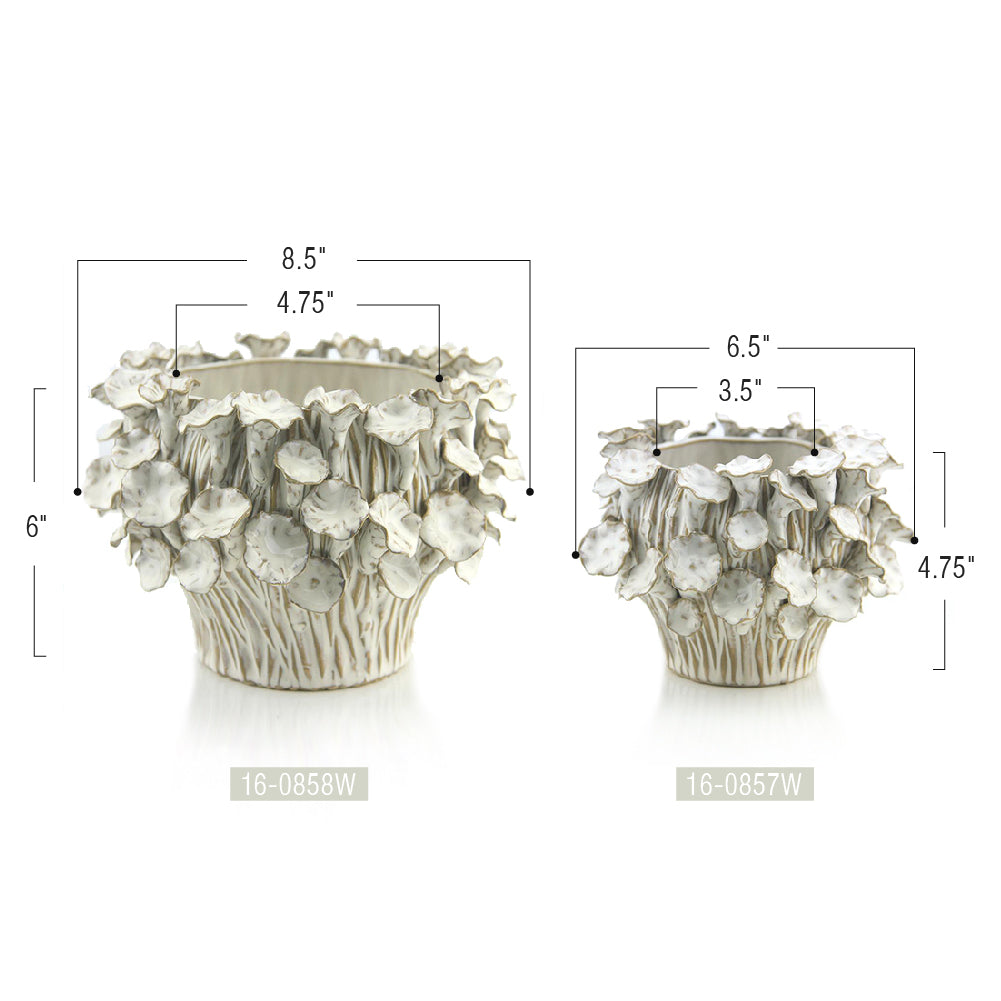 3D Hand-sculpted Ceramic Blooming Planter