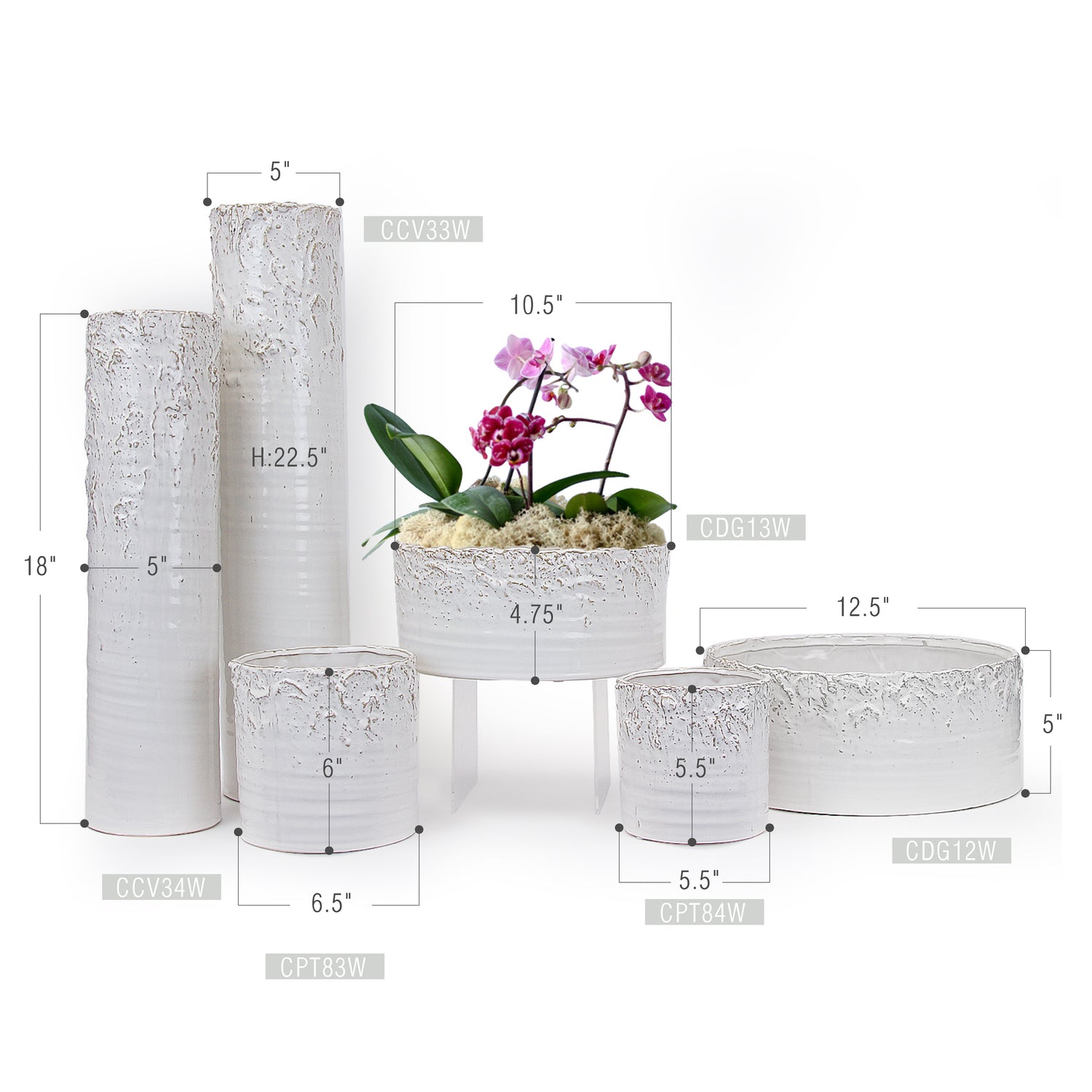 Lunar Ceramic Vase | Galore Home: Luxury Home Decor, Elegant Home Furnishings, Stylish Home Accents & Contemporary Home Accessories