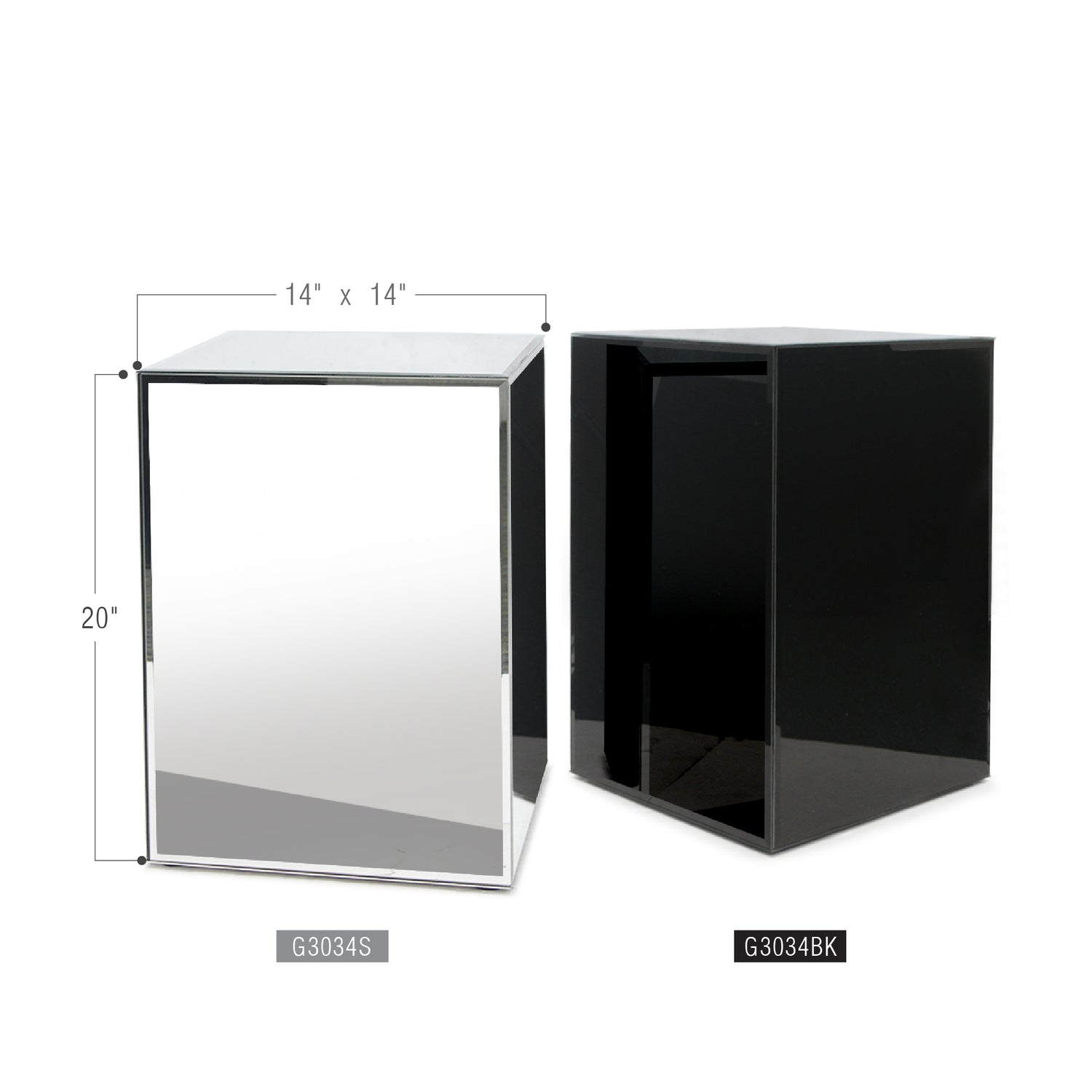 Mirror Block Column / Pedestal | Galore Home: Luxury Home Decor, Elegant Home Furnishings, Stylish Home Accents & Contemporary Home Accessories