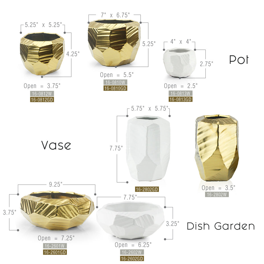 Gloss Indoor Ceramic Pot | Galore Home: Luxury Home Decor, Elegant Home Furnishings, Stylish Home Accents & Contemporary Home Accessories