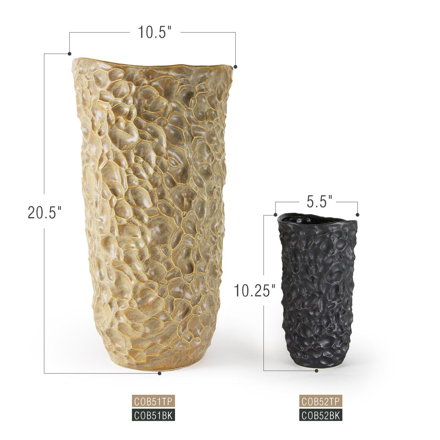 Urbane Textured Vase | Galore Home: Luxury Home Decor, Elegant Home Furnishings, Stylish Home Accents & Contemporary Home Accessories