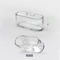 16.5" Long Oval Glass Vase / Centerpiece | Galore Home: Luxury Home Decor, Elegant Home Furnishings, Stylish Home Accents & Contemporary Home Accessories