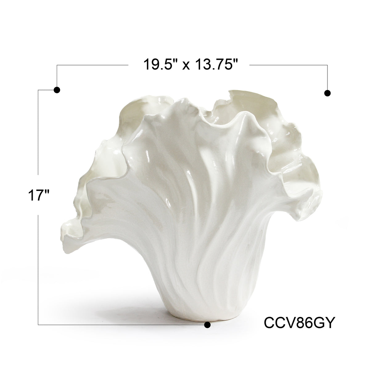 Fanfold Blossom Vase