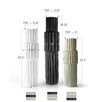 Tall Fluted/Ribbed Floor Vases