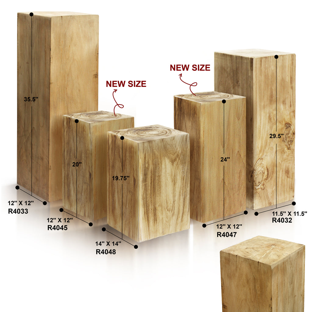 Woodscape Display Column / Pedestal Side Table