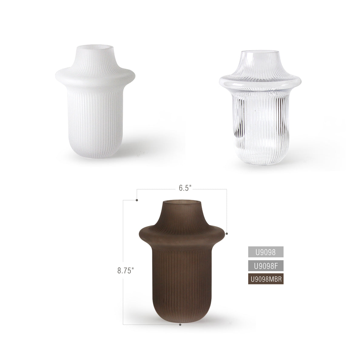 Topper Glass Vase | Galore Home: Luxury Home Decor, Elegant Home Furnishings, Stylish Home Accents & Contemporary Home Accessories