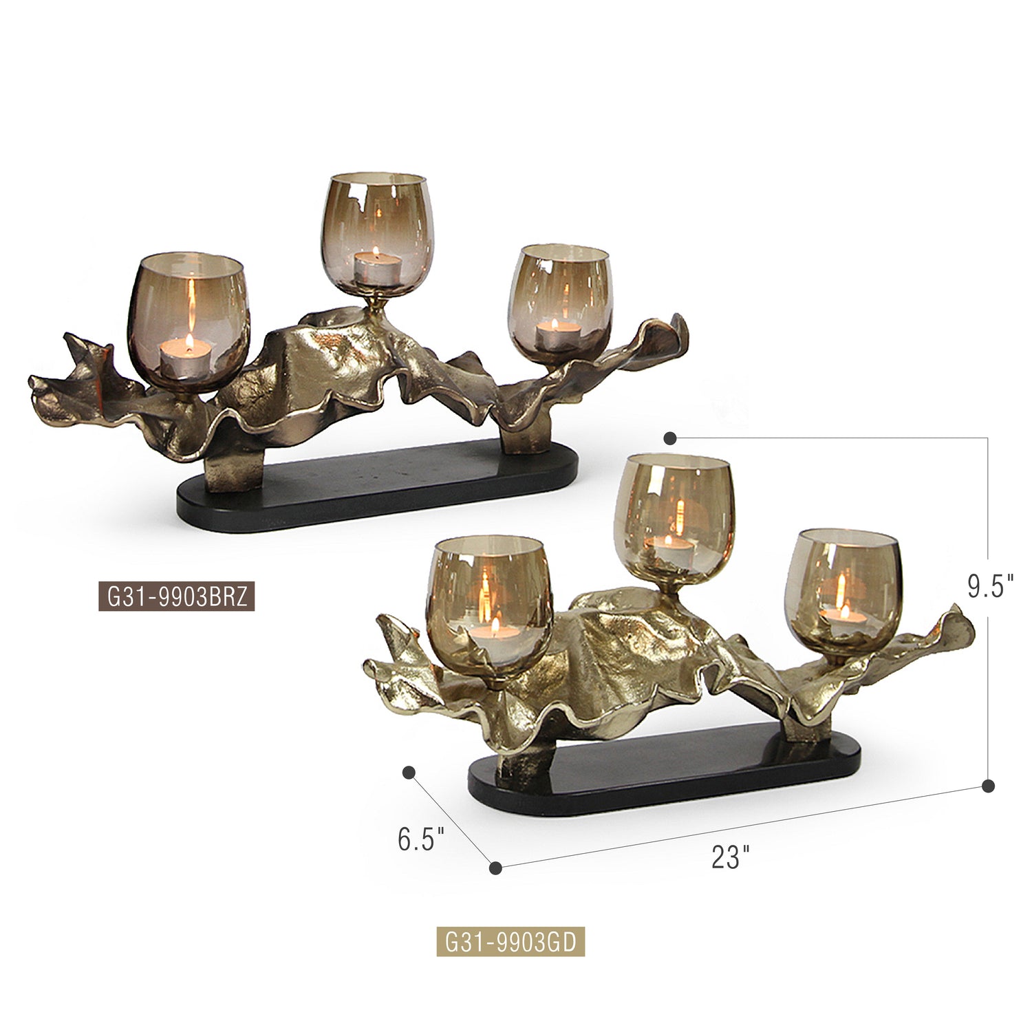 Trinity Glow Candle Holder