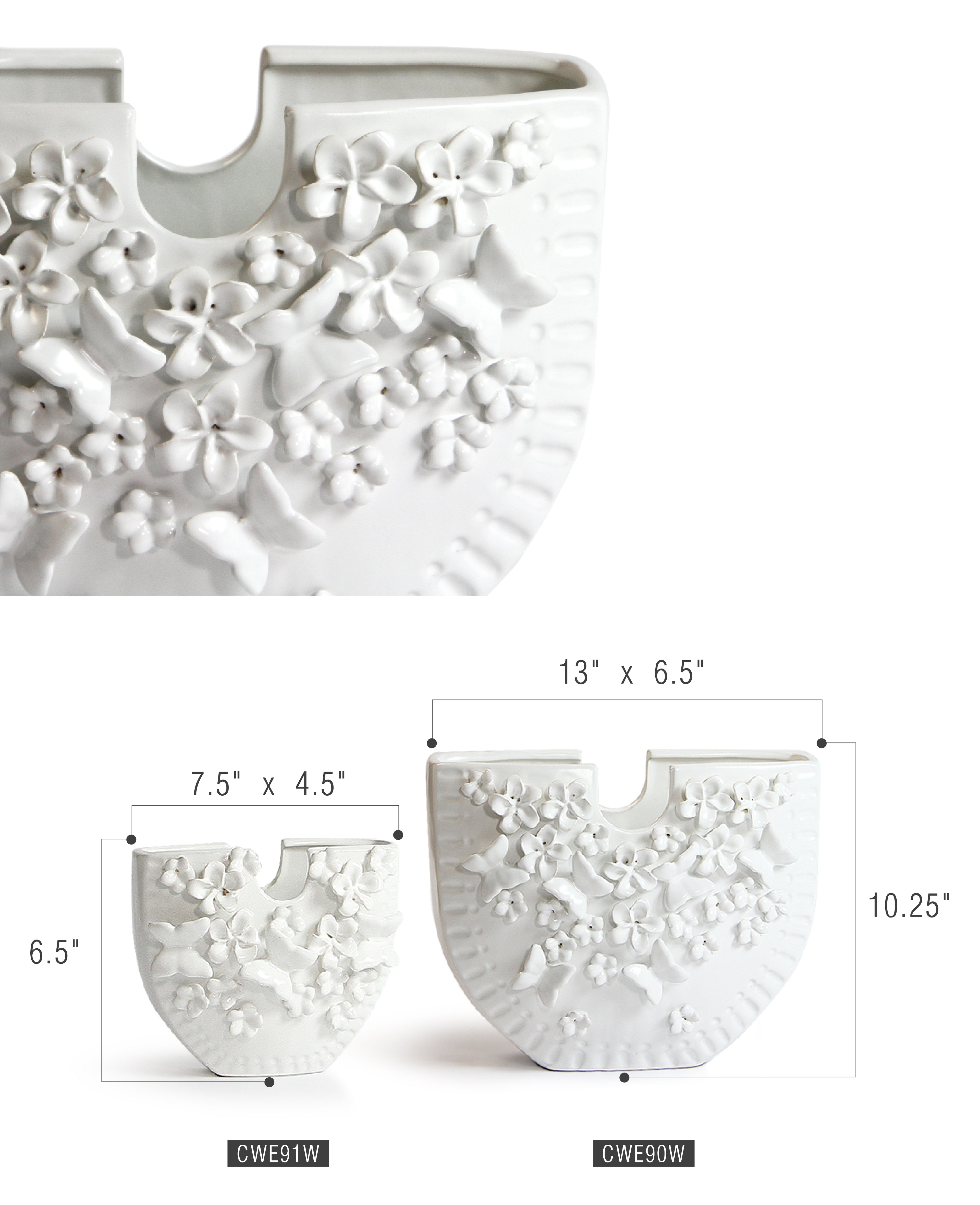 3D Hand-sculpted Ceramic Vase Vogue