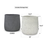 Graystone Floor Planter