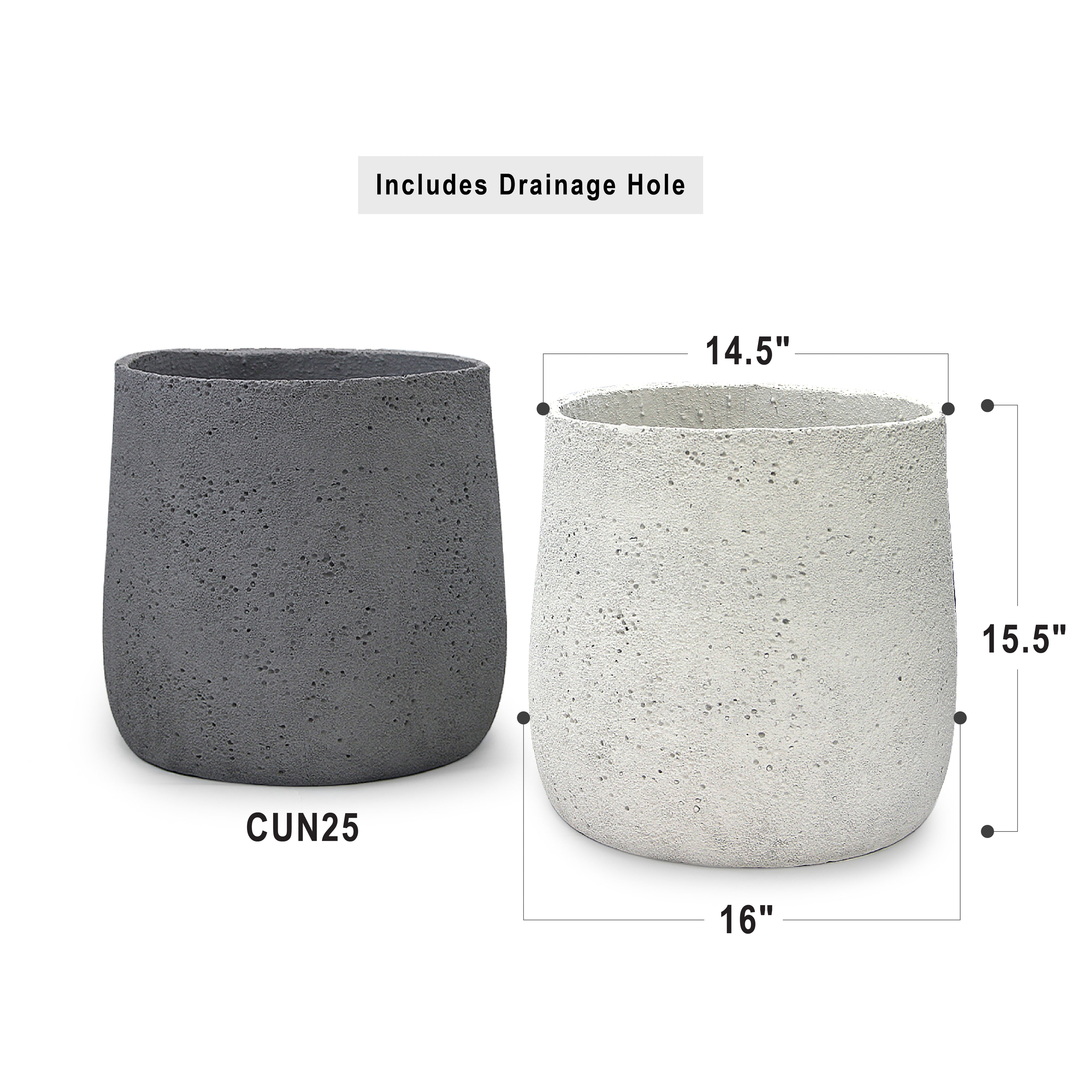 Graystone Floor Planter