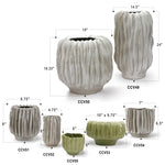 Rippled Haven Pot / Planter