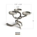Antler Trio Pillar Candle Holder