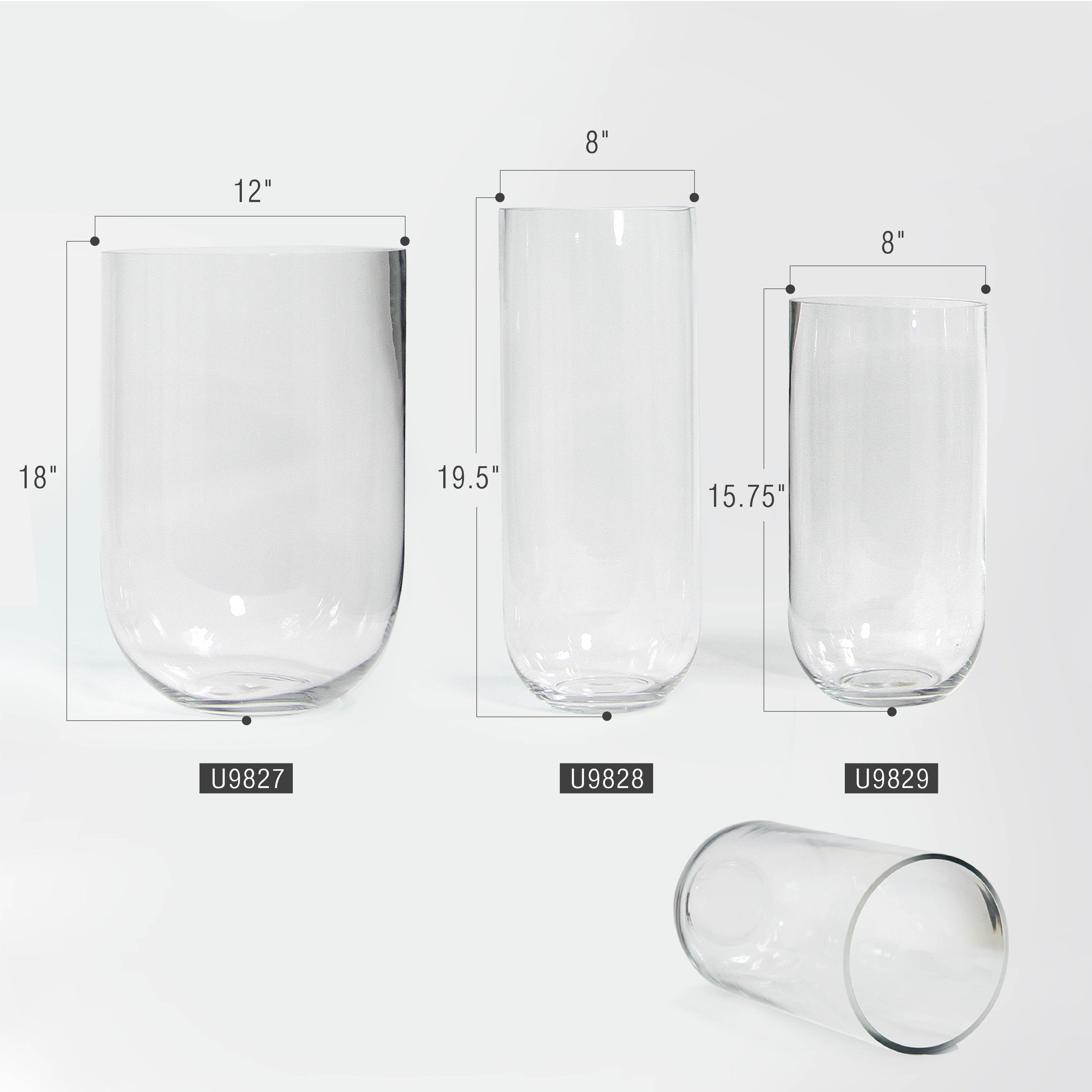 Inverted Dome Premium Glass Vase