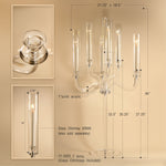 Premium Acrylic 7-Arms Chandelier Candelabra