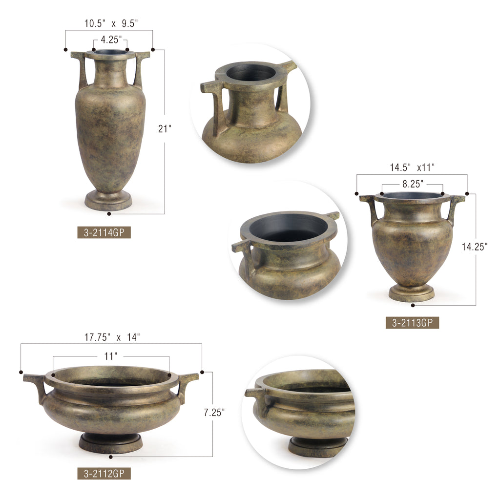 Arcadia Urn and Bowl