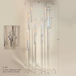 Diamond Glow Acrylic Candelabra