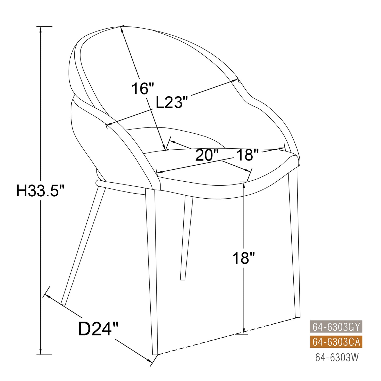 Gastro Grace Dining Chair