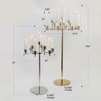 17-Arms Grand Floor Candelabra