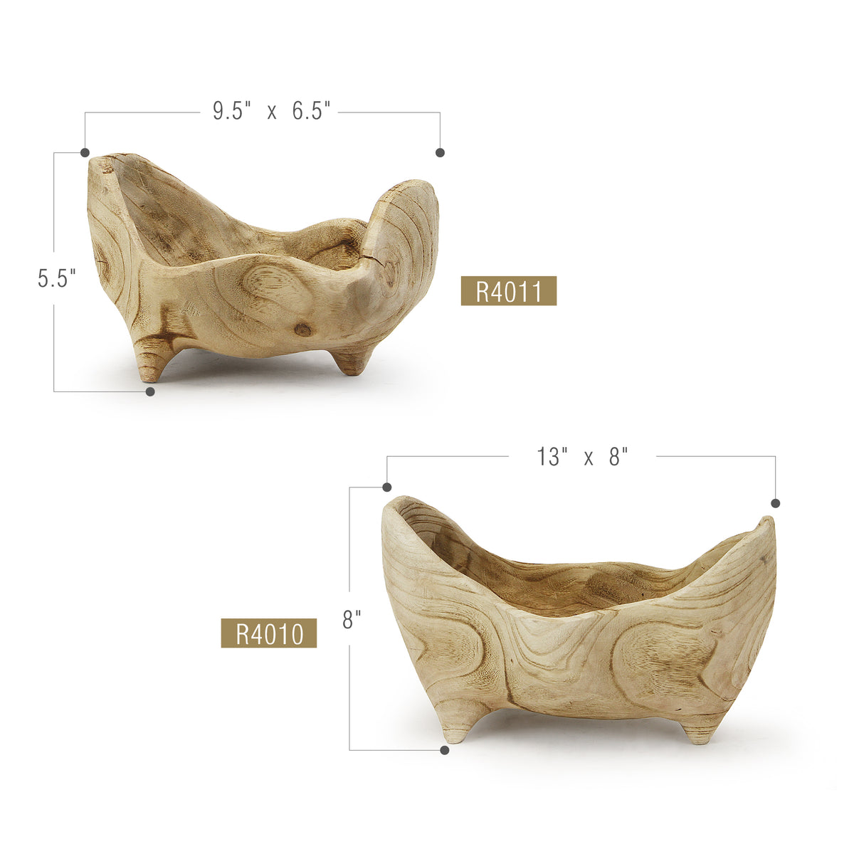 Heritage Natural Wood Décor Bowl | Galore Home: Luxury Home Decor, Elegant Home Furnishings, Stylish Home Accents & Contemporary Home Accessories