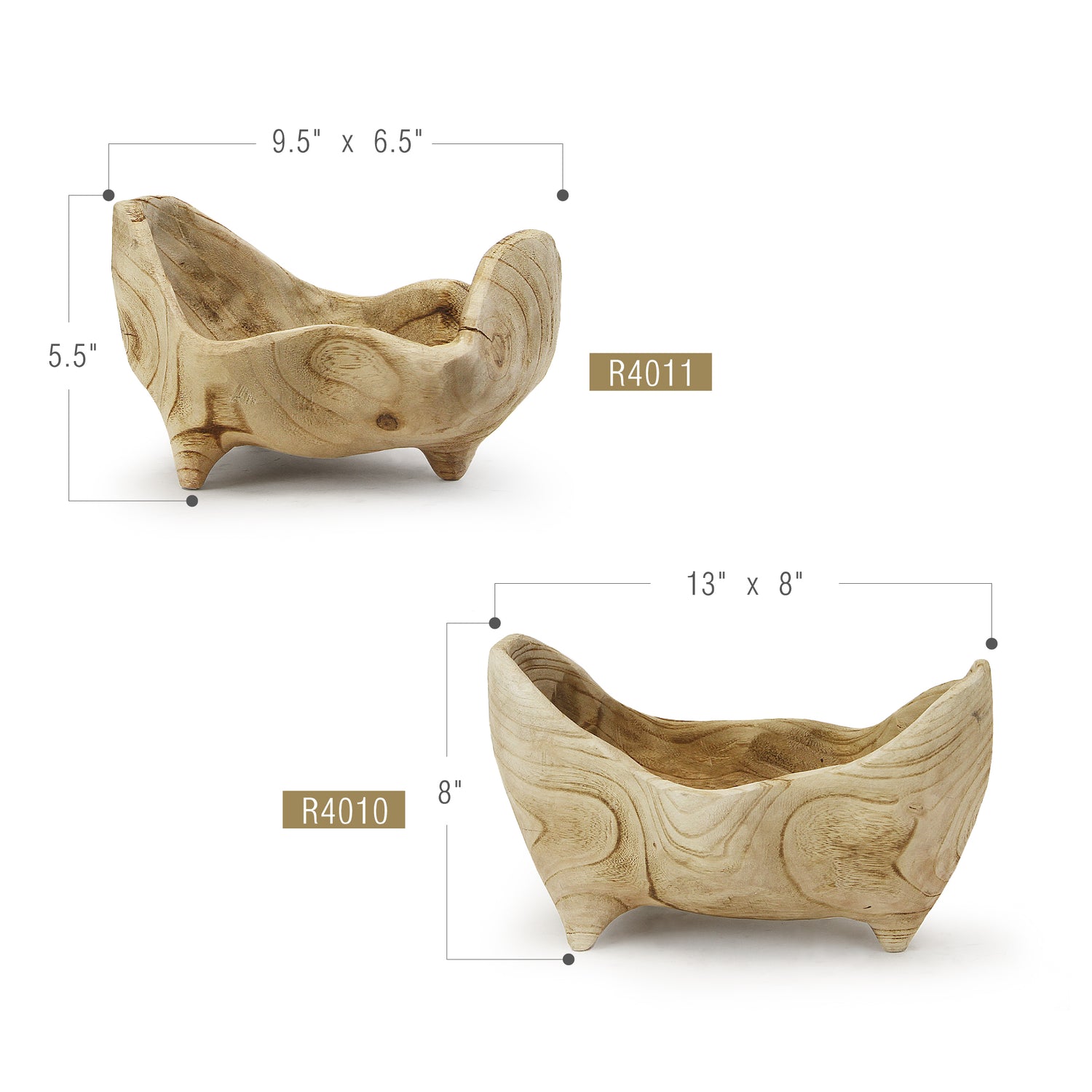 Heritage Natural Wood Décor Bowl | Galore Home: Luxury Home Decor, Elegant Home Furnishings, Stylish Home Accents & Contemporary Home Accessories